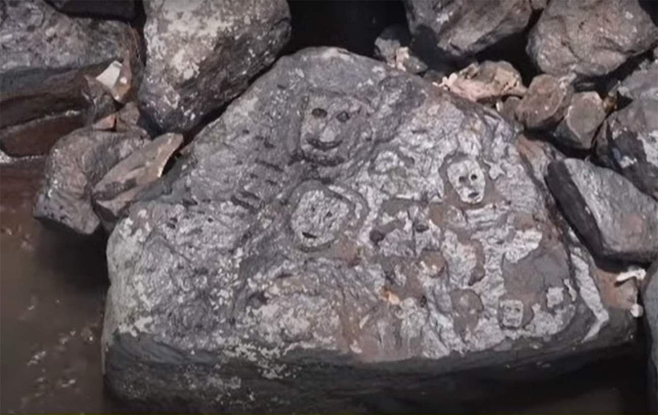 В Амазонці виявили стародавні малюнки на камені з людськими обличчями: їм 2000 років